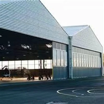 Hangar pentru avioane din oțel